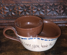 Torquay pottery shaving - pottery,