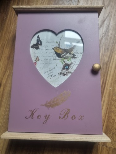 Wooden wall hanging key