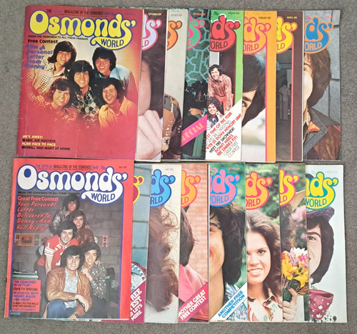 Osmonds world magazine - osmonds,