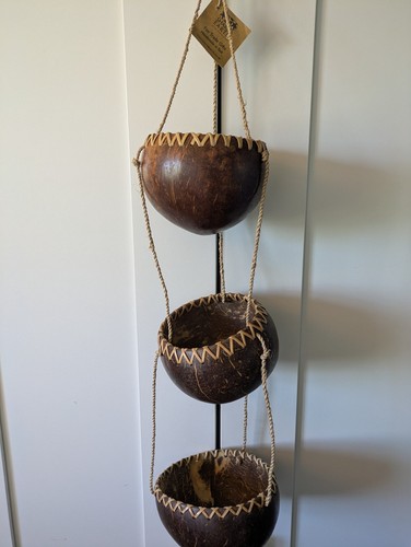 Hanging coconut shell