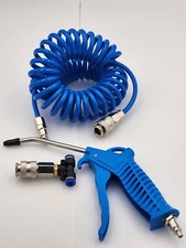 Air Duster Blow Gun, 5M flexi hose, 120mm steel nozzle with "T" quick connector