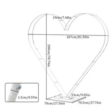XXL Heart Shape Wedding Arch