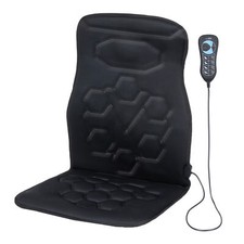 Heated Car Seat with Back Massager Remote Control Van Home Massage Chair Cushion