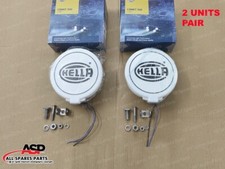 Pair Universal Hella Comet 500 Driving Lamp White Spot Light + Cover & Bulb