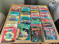 Alan Class Comic Job Lot  Creepy Worlds Uncanny Sinister Tales And More 50+