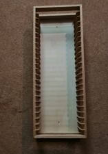 IKEA BOALT Rare Wooden DVD Holder Storage Rack. 