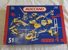 Vintage Meccano Motorized Set 4 1995 Complete Kit with Manuals