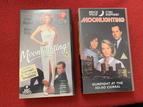 Moonlighting vintage vhs - x,