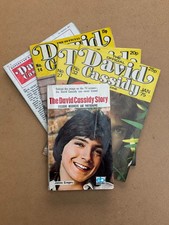 David Cassidy Official Magazine lot of 4 (10, 14, 27, 32) + book