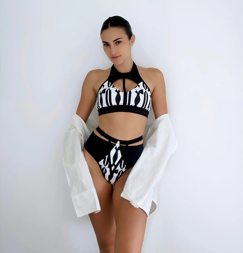 Top jadore black white - top, black-white