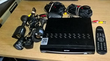 Sentient EL421 4 Channel DVR CCTV System with 2 Cameras & Cables- 160gb