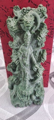 Green sand stone statue home - stone,