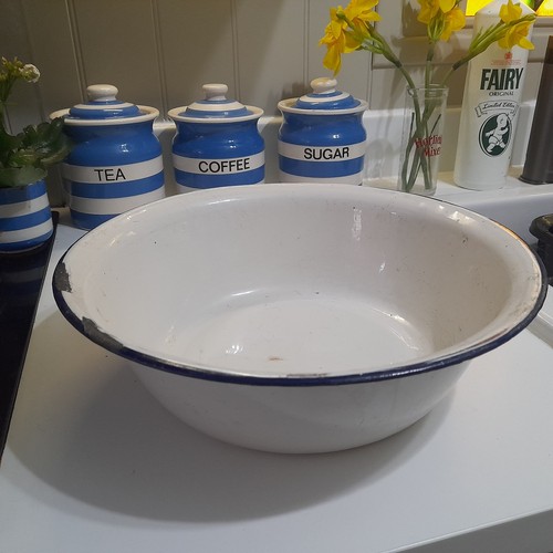 Vintage white enamel - white,