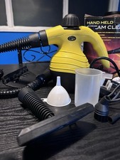 Quest Hand Held Steam Cleaner In Original Box with Instructions Used Once