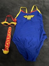 Girls 12-13 Years Zoggs wonder woman swimsuit Goggles And Swim Toy