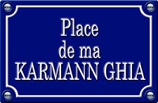 PLACE DE MA KARMANN GHIA - 29cm STICKER STICKER CAR PR0169