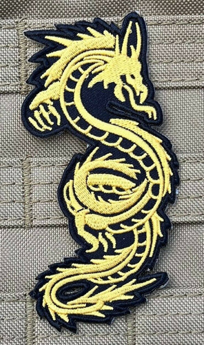 Golden dragon karate patch - patch, (4