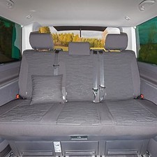 Brandrup Second Skin Seat Covers For VW T6.1/T6 California Beach 3 Seater Ben...