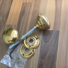 Set solid natural brass - brass, door