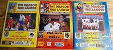 Wales Football Fanzines Bundle Of 3 Issues Of The Dragon Has Landed