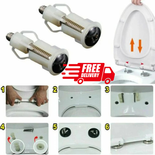 2pcs toilet seat hinges - toilet,