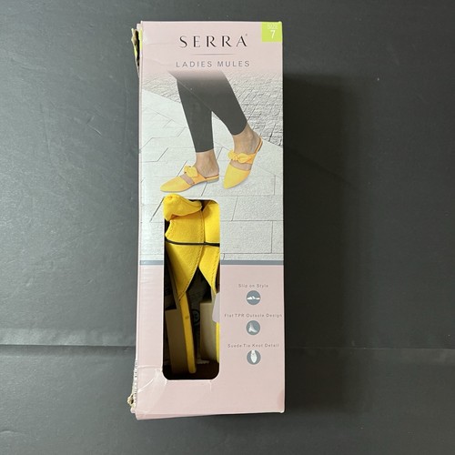 Serra mules ladies yellow - serra,