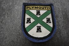 Plymouth Woven Cloth Patch Badge (L42S)