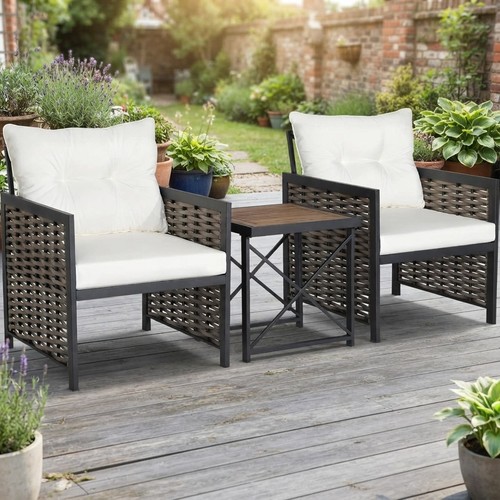 Piece rattan bistro set - bistro,
