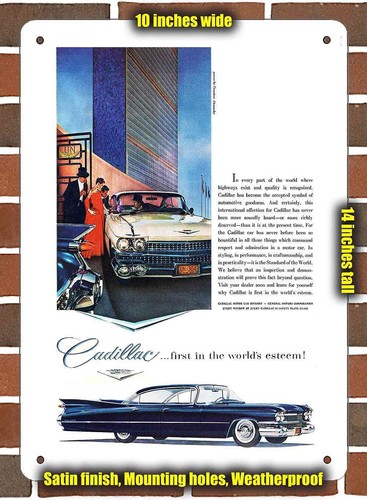 Metal sign 1959 cadillac - -,