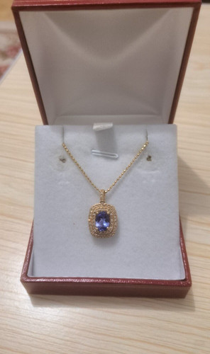 14k yellow gold - 14k, lavendar