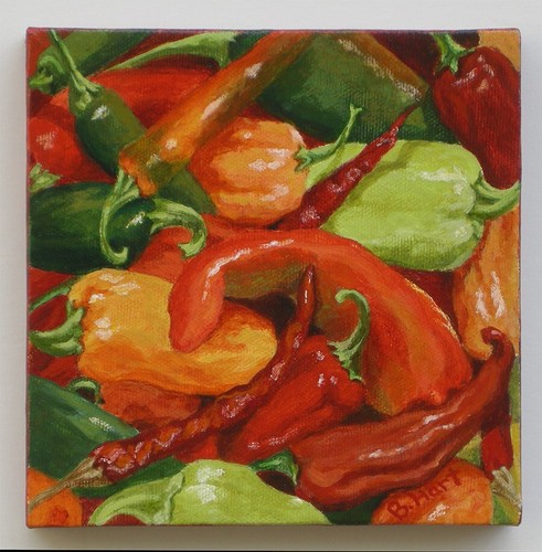 Chili pepper print kitchen - pepper, &