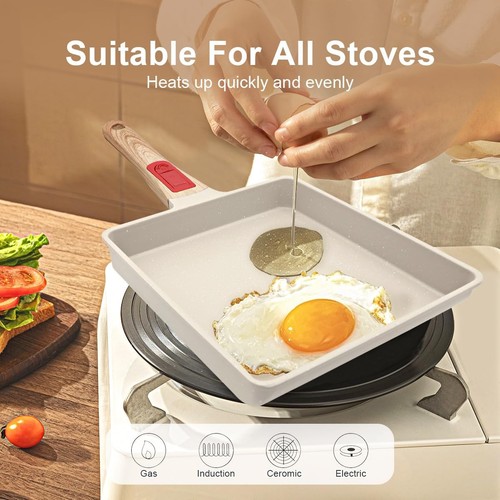 Japanese omelette pan nonstick - omelette,