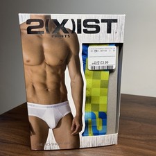 Mens 2Xist No Show Brief One