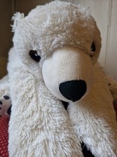 Ikea Snuttig Polar Bear Large Plush Soft Toy Teddy Plushie Comforter No label