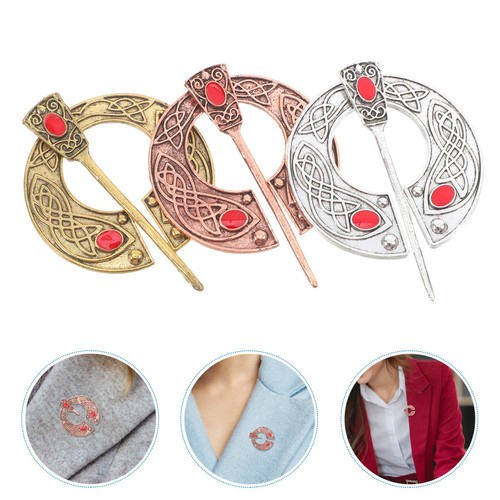 Vintage viking brooch - vintage, set
