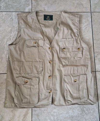 Orvis beige khaki button - button, up