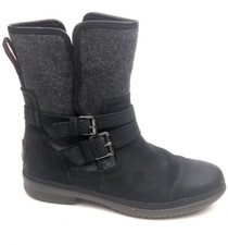 UGG Waterproof Black Leather