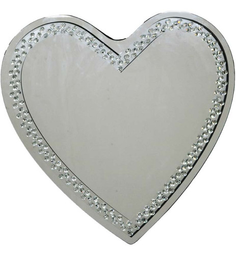 Large heart shaped silver - large,
