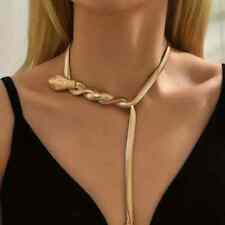 18K Gold Plated Chunky & Solid Magnetic Snake Chain Statement Necklace