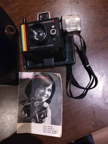 Vintage polaroid land camera - polaroid,