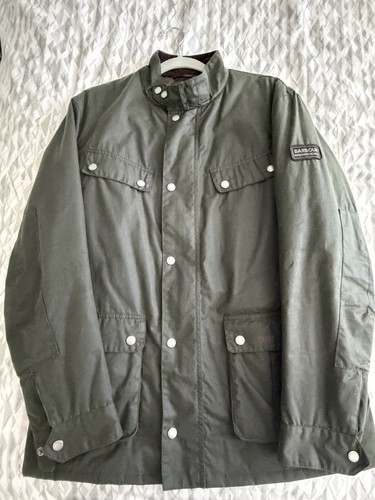 Men green barbour - men’s,