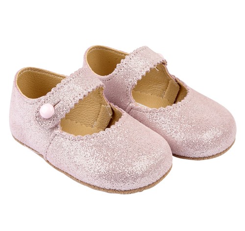 Baby shoes pink glitter - shoes,