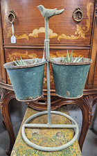 Antique standing 2 pot flower