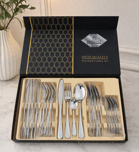 24pc stainless steel - 24pc, cutlery