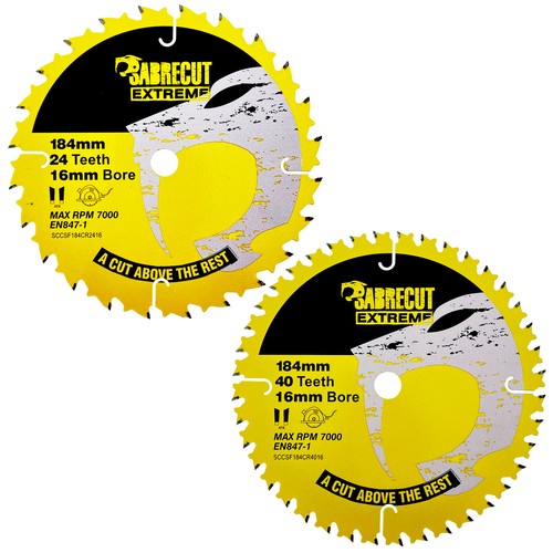 Sabrecut 184mm 40t 16mm - 24/40t,