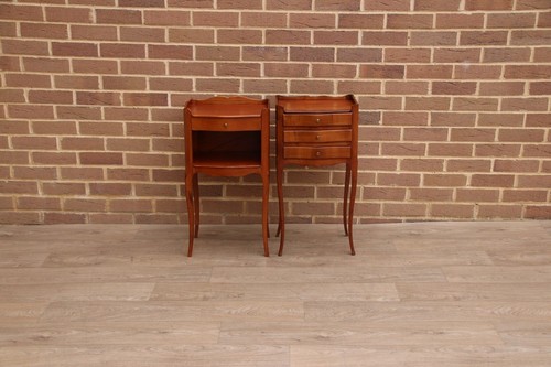 Pair french cherry compact - pair, of
