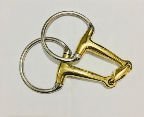 Eggbutt snaffle horse bit - eggbutt,