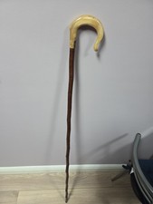 Genuine shepherds crook nose out rams horn 56 Inch