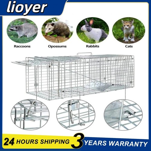 Live animal cage trap folding - animal,