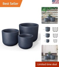 Stylish Round Concrete Plant